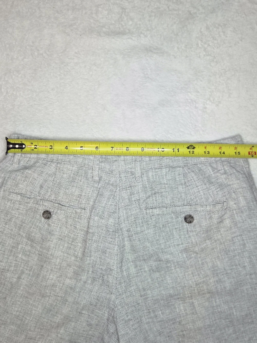 Goodfellow & Co Light Gray Flat-Front Linen-Blend Shorts